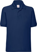 Fruit Of The Loom Kinder / Kinderen Unisex 65/35 Pique Polo Shirt (2 stuks) (Marine)