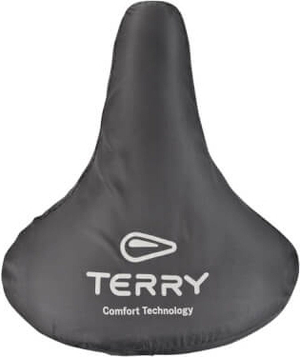 Terry regen/zadeldek L zw - ZDOT023
