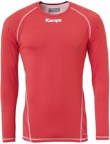 Kempa Attitude Thermo Shirt Lange Mouw Kind Rood Maat 140