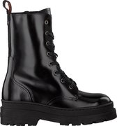Scotch & Soda Aubri 741069 Veterboots - Laarzen Met Veters - Dames - Zwart - Maat 40