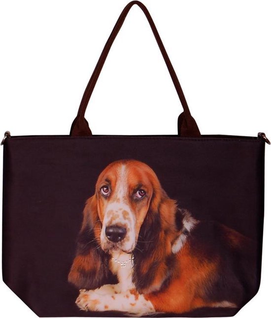 Handtas groot Basset Hound