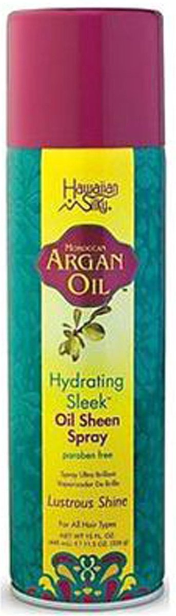 Hawaiian Silky Argan Oil Hydrating Sleek Sheen Spray 445 ml