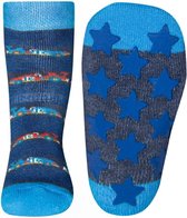 Ewers antislip sokken Stoppi auto marine blauw