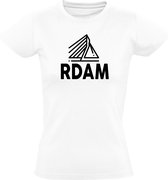 Rotterdam Dames shirt | Erasmusbrug | 010  | Wit