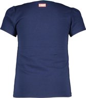 B-Nosy Meisjes t-shirts & polos B-Nosy Girls straight t-shirt with artwork space blue 98
