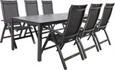 Kettler Cubic/Altura 220 cm. tuin set - 7-delig verstelbaar