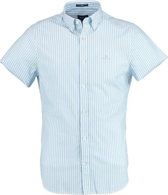 Gant Casual hemd korte mouw Blauw Overhemd broadcloth blauw rf 3062001/436