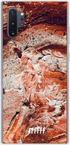6F hoesje - geschikt voor Samsung Galaxy Note 10 Plus -  Transparant TPU Case - Orange Red Party #ffffff