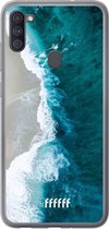 Samsung Galaxy A11 Hoesje Transparant TPU Case - Beach all Day #ffffff