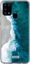 Samsung Galaxy M31 Hoesje Transparant TPU Case - Beach all Day #ffffff