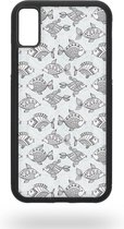 Funky blue fish Telefoonhoesje - Apple iPhone X / XS