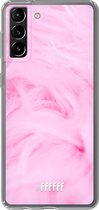 6F hoesje - geschikt voor Samsung Galaxy S21 Plus -  Transparant TPU Case - Cotton Candy #ffffff