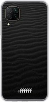 Huawei P40 Lite Hoesje Transparant TPU Case - Black Beach #ffffff