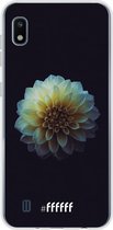 Samsung Galaxy A10 Hoesje Transparant TPU Case - Just a perfect flower #ffffff