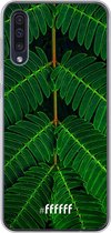 Samsung Galaxy A50 Hoesje Transparant TPU Case - Symmetric Plants #ffffff