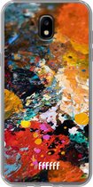 6F hoesje - geschikt voor Samsung Galaxy J5 (2017) -  Transparant TPU Case - Colourful Palette #ffffff