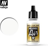 Vallejo 71001 Model Air White - Acryl Verf flesje