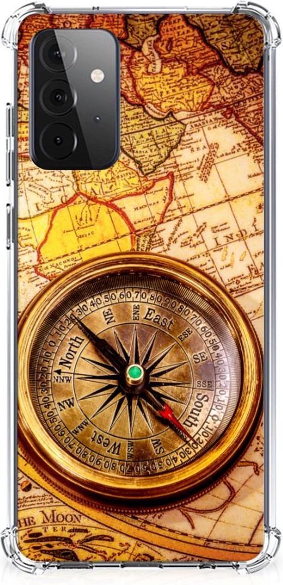 Samsung Galaxy A72 4G/5G Telefoonhoesje met valbescherming Kompas