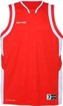 Spalding All Star Tank Top Rood-Wit Maat 2XL