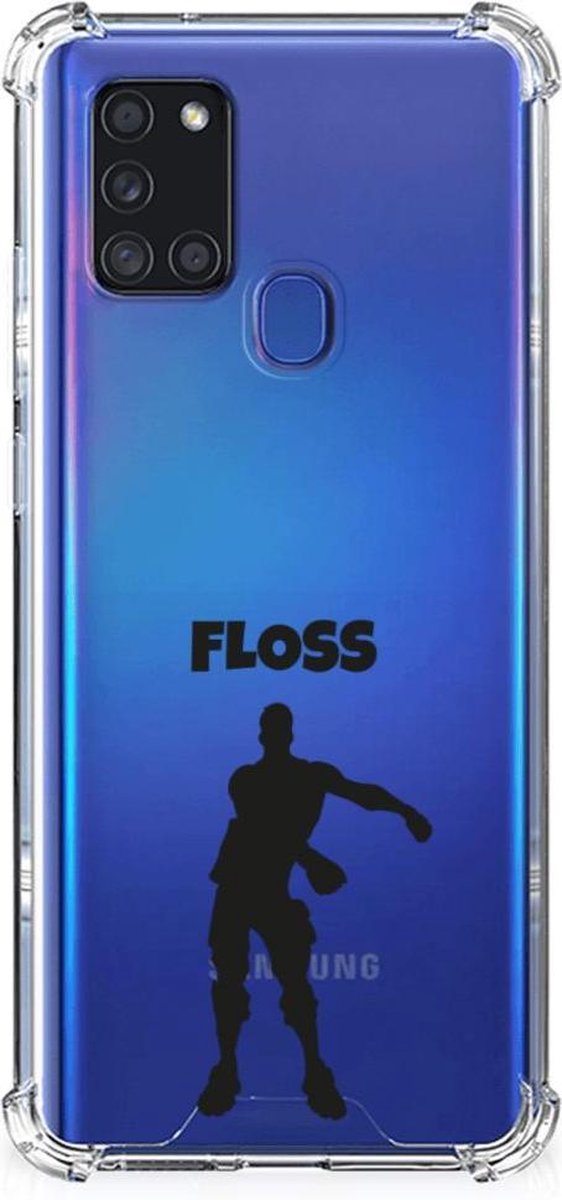 Samsung Galaxy A21s Stevig Bumper Hoesje Floss