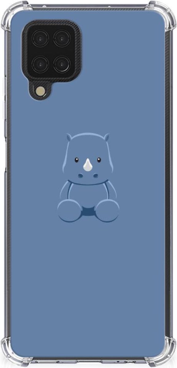 Samsung Galaxy A12 Stevig Bumper Hoesje Baby Rhino