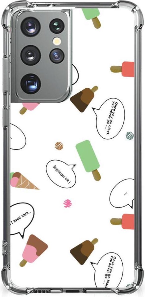 Samsung Galaxy S21 Ultra Beschermhoes IJsjes