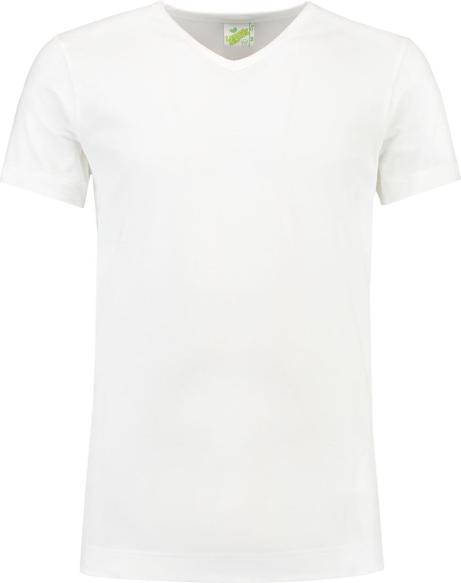 L&S T-shirt V-neck cot/elast SS for him