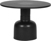 Nancy's Bijzettafel Wink 51x51x36 cm - Zwart - Metaal