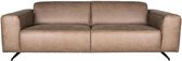 Nancy's Modena Bank - Zitbank - Microfiber - 3-Zits - Banken - Taupe - 230 x 77 x 94 cm