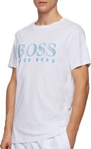 Hugo Boss T-shirt - Mannen - wit/licht blauw