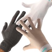 Eczeem handschoen - Psoriasis verbandhandschoen premium (2 mm) gebruik overdag Maat: S | Kleur: Blanc | Zeer lange levensduur