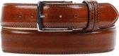 Harris Heren Riem - Leer / Broekriem - Art 5 led - Breedte  - Lengte  110 cm -  Cognac