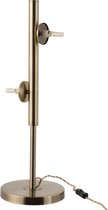 J-Line Voet Tafellamp Yuks 2 Lampen Staal Goud