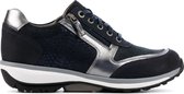 Xsensible Vrouwen Leren    Lage sneakers / Damesschoenen  30103.2/Wembley - Blauw - Maat 38