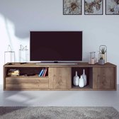 Trasman- TV Meubel Tv-meubel Frame - 217cm - Bruin