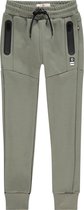 Vingino Sweatpants B-basic Jongens Polykatoen Legergroen Maat 116
