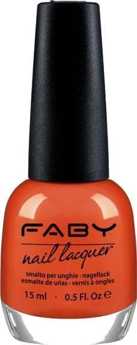 Goedkoopste Faby Nagellak Italian Holidays Dames 15 Ml Vegan Oranje