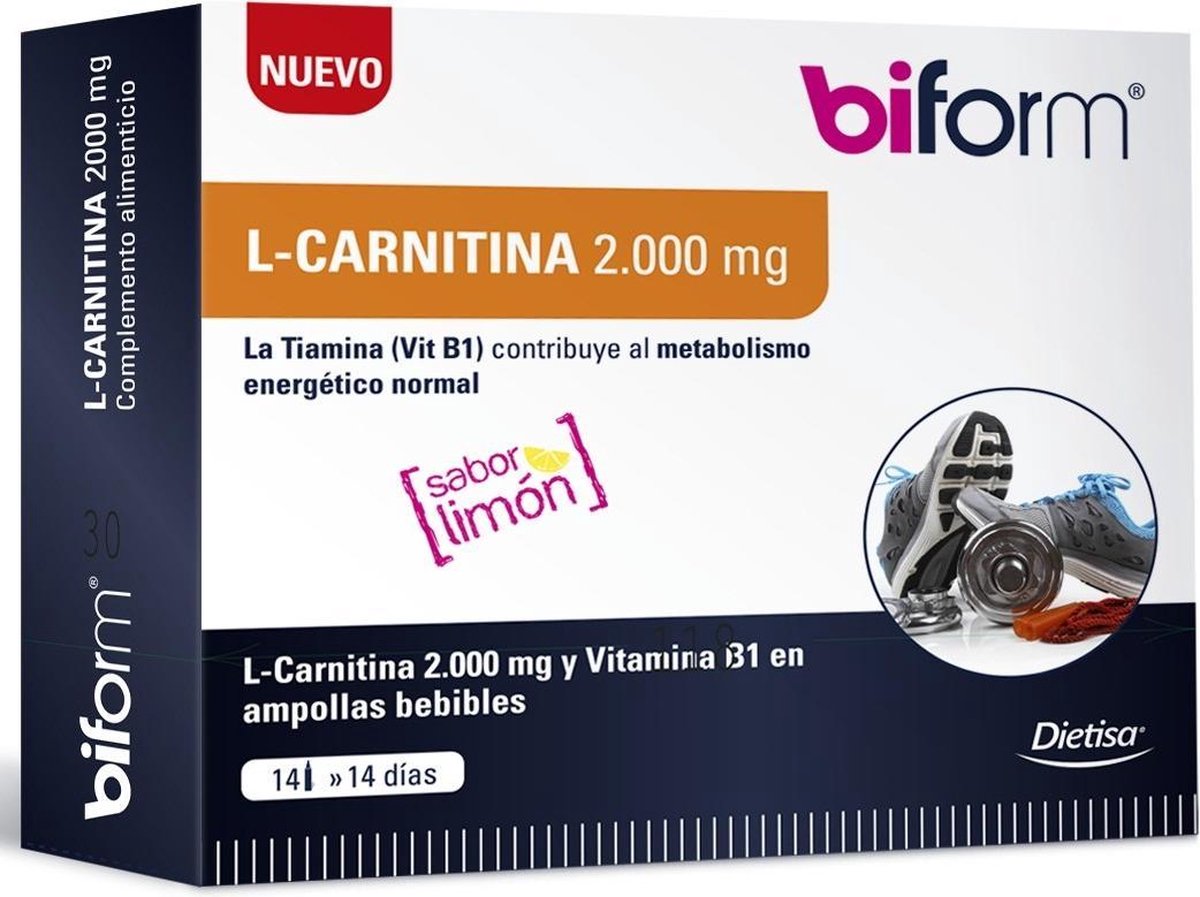 Nutricosmetics - Biform L Carnitina 2000 Mg 14 Viales X 10ml