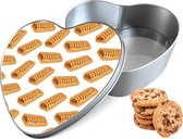 Boîte à biscuits Frikandel buns Coeur - Boîte de rangement 14x15x5 cm
