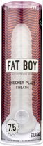 Fat Boy Checker Box Sheath 7.5" - Clear - Sleeves
