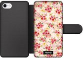 Wallet case - geschikt voor iPhone 7 - Floral N°5