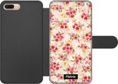 Wallet case - geschikt voor iPhone 8 Plus - Floral N°5