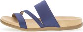 Gabor 63.702.86 - dames slipper - blauw - maat 43 (EU) 9 (UK)