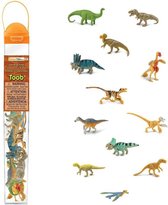 Speelfiguren Dino's met Veren Toob - Safari Ltd 12 stuks