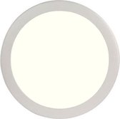 LED Paneel Slim - Ø30 Natuurlijk Wit 4200K - 24W Inbouw Rond - Mat Wit - Flikkervrij