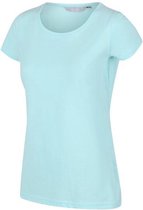 Regatta Carlie Coolweave-Katoenen T-Shirt Voor Dames Aqua Blauw