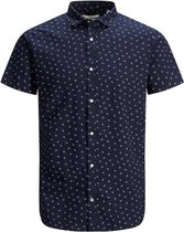 Jprblasummer Blackpool Shirt S/s S21 Sts 12184859 Navy Blazer/slim Fit