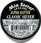Alpha & Dust Glitter Acrylpoeder Classic Silver