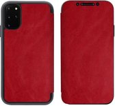 Samsung Galaxy S21 Bookcase Hoesje - Leer - Siliconen - Book Case - Flip Cover -  Samsung Galaxy S21 - Rood