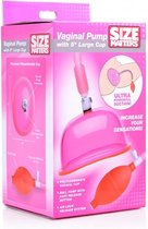 Vaginal Pump with 5 Inch Large Cup - Pink